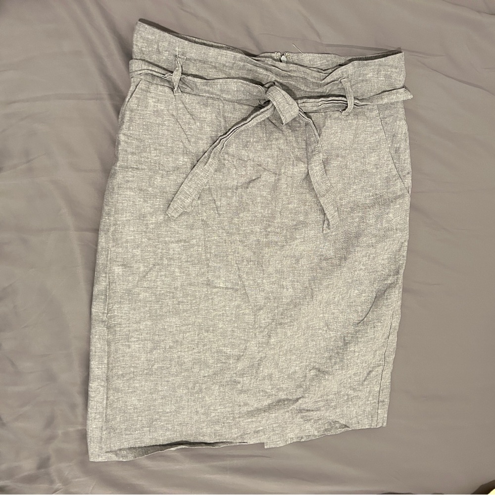 Ann taylor linen pencil skirt